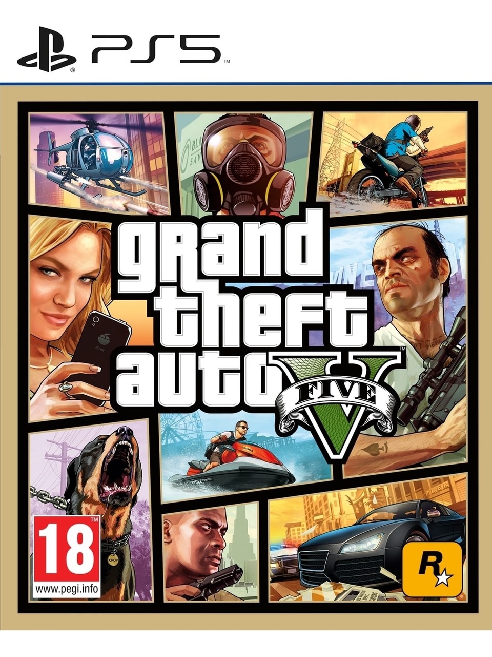 PS5 GTA5 OYUN SIYAH